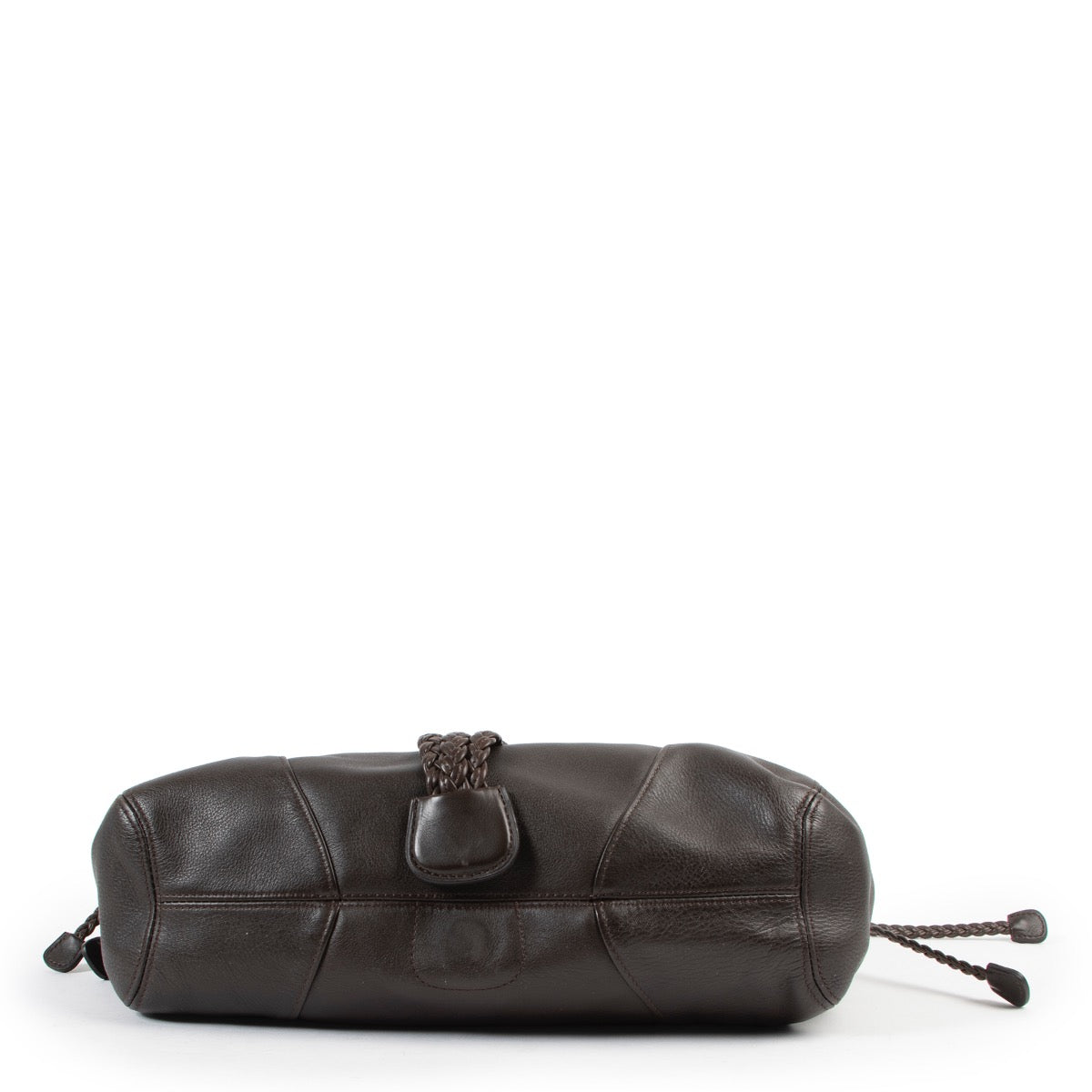 Shop safe online 100% authentic second hand Delvaux Brown Eugène Shoulder Bag at Labellov in Antwerp.
