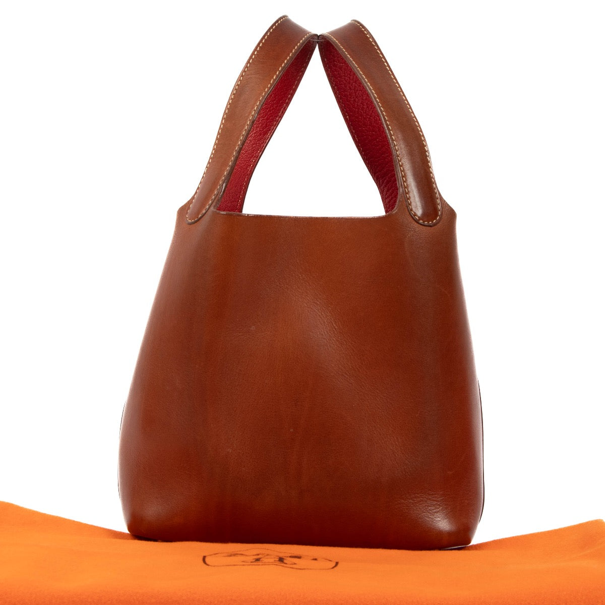 Authentic second hand Hermès Barenia Calf Leather Picotin 18 Top handle at labellov.com