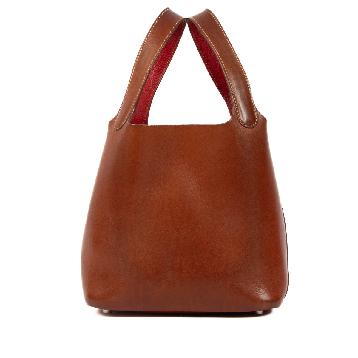 Authentic second hand Hermès Barenia Calf Leather Picotin 18 Top handle at labellov.com
