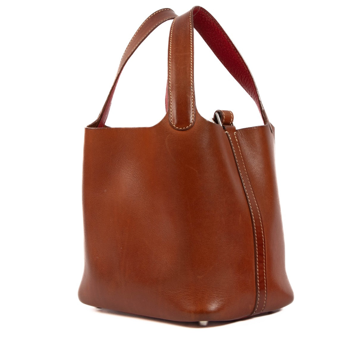 Authentic second hand Hermès Barenia Calf Leather Picotin 18 Top handle at labellov.com