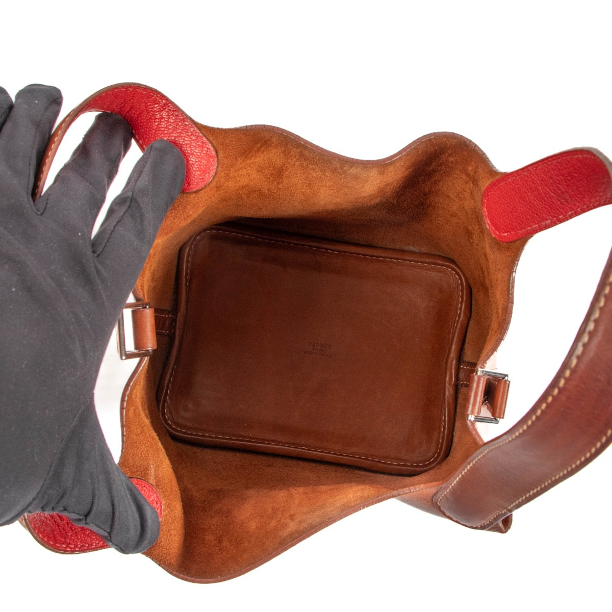 Authentic second hand Hermès Barenia Calf Leather Picotin 18 Top handle at labellov.com