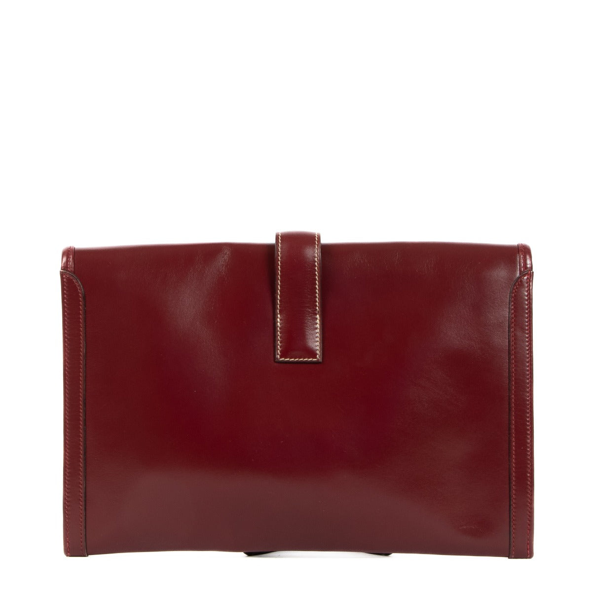 Hermès Jige PM Rouge H Box Clutch