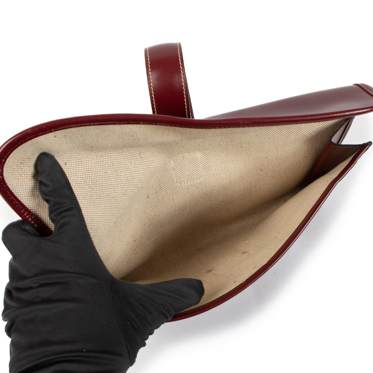 Hermès Jige PM Rouge H Box Clutch
