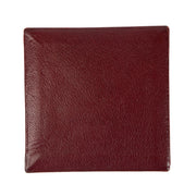 Buy a verified second-hand Hermes Burgundy Leather Zoulou Coin Case in good condition at Labellov Antwerp, Brussels, Knokke