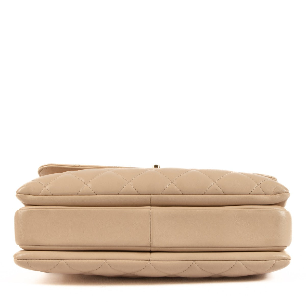 Chanel Beige Lambskin Medium Trendy CC Bag