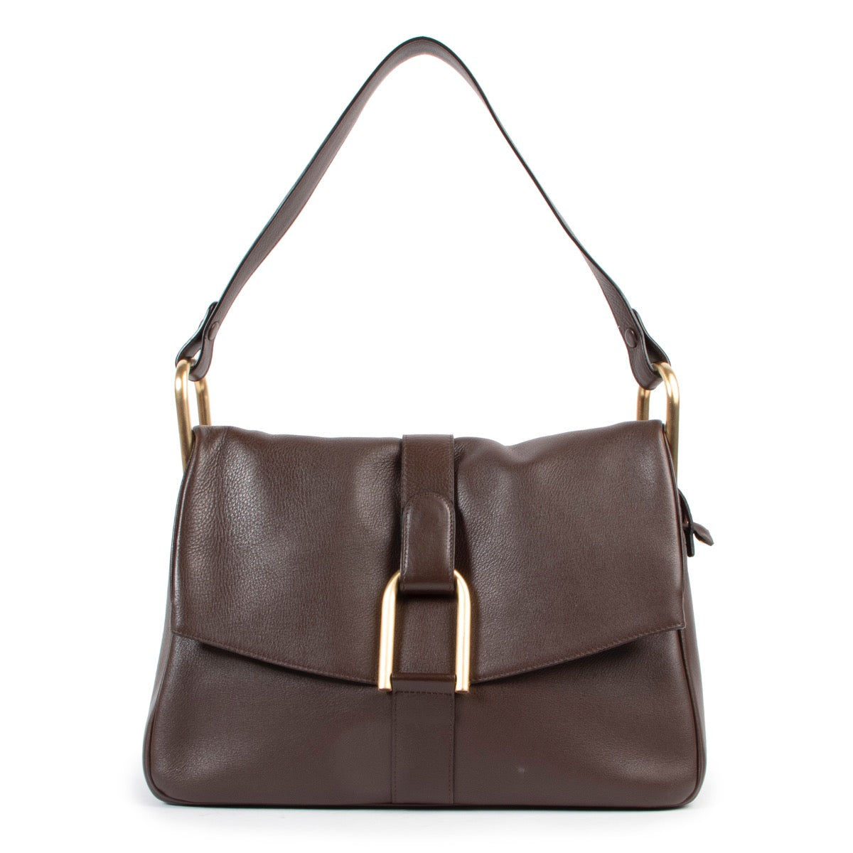 shop safe online Delvaux Brown Givry Shoulder bag