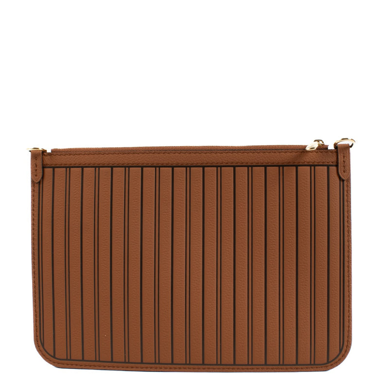 shop 100% authentic second hand Louis Vuitton Tan Neverfull Inside Out Clutch on Labellov.com