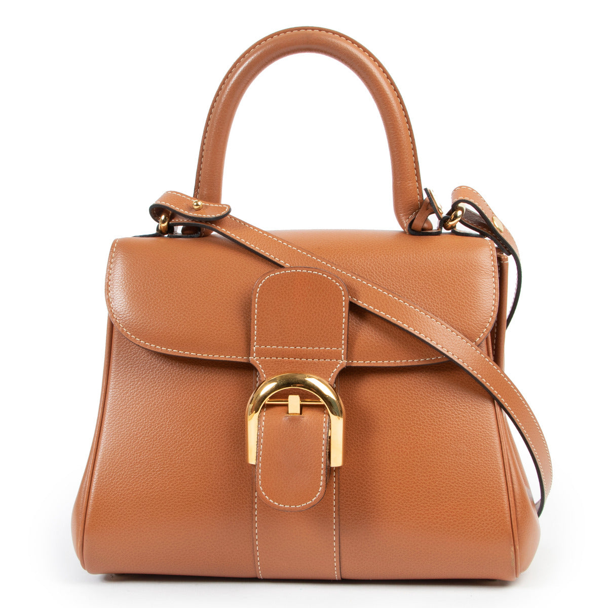 Delvaux Cognac Rodéo Calf Brillant PM