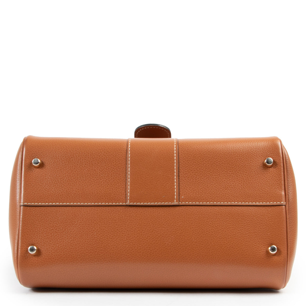 Delvaux Brillant PM en Cuir Cognac