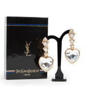 Yves Saint Laurent Vintage Swirl Gold Earrings