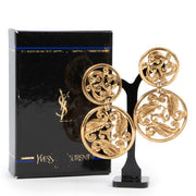Saint Laurent Vintage Swirl Gold Earrings