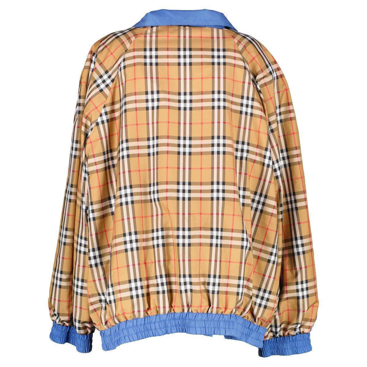 Burberry Fall/Winter 2018 Reversible Check Tie-Dye Shell Jacket - Size XL