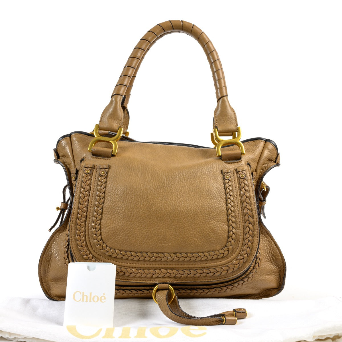 Koop veilig online jou tweedehands Chloe Marcie hobo bag