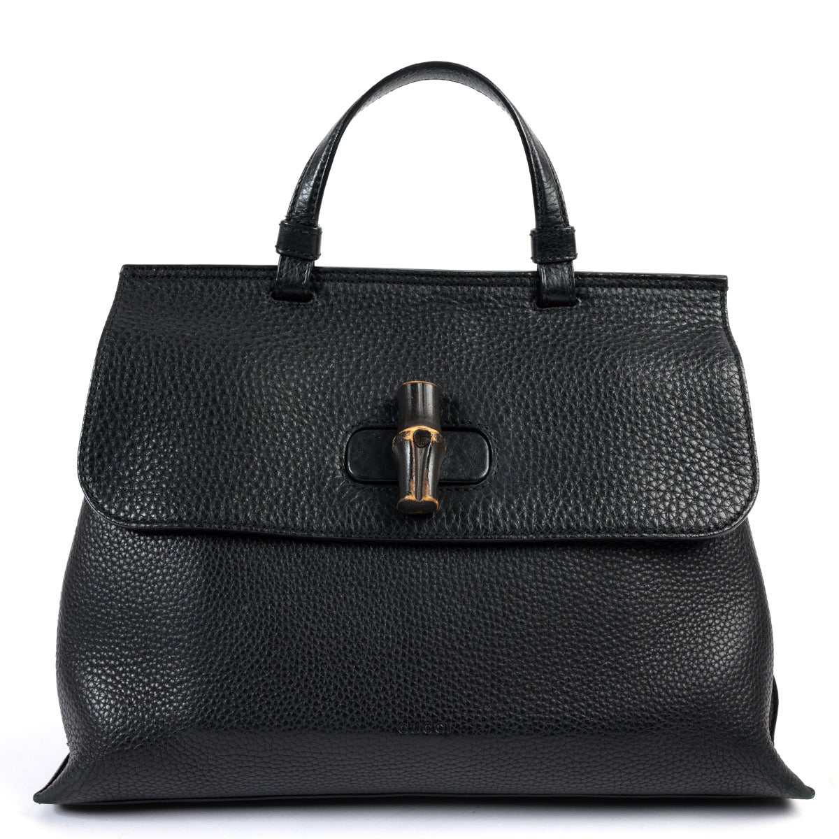 Sac à bandoulière quotidien Gucci en cuir noir