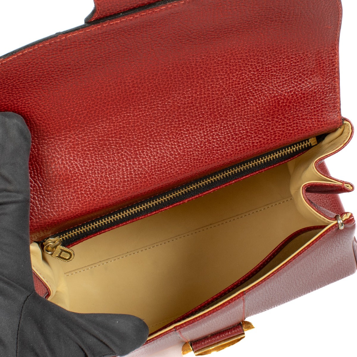 authentic pre loved Delvaux Red PM Brillant on Labellov.com