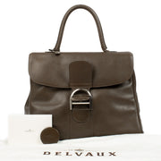 authentic pre loved Delvaux Taupe Souple GM Brillant on Labellov.com