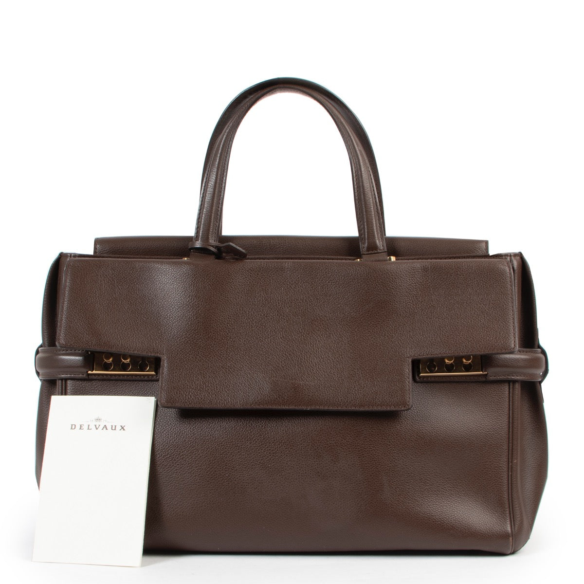 Buy these Delvaux Brown Leather Business Tempète Top Handle Bag for a reasonable price at Labellov online or in store. Koop deze Delvaux Brown Leather Tempète voor een redelijke prijs bij Labellov online of in de winkel.