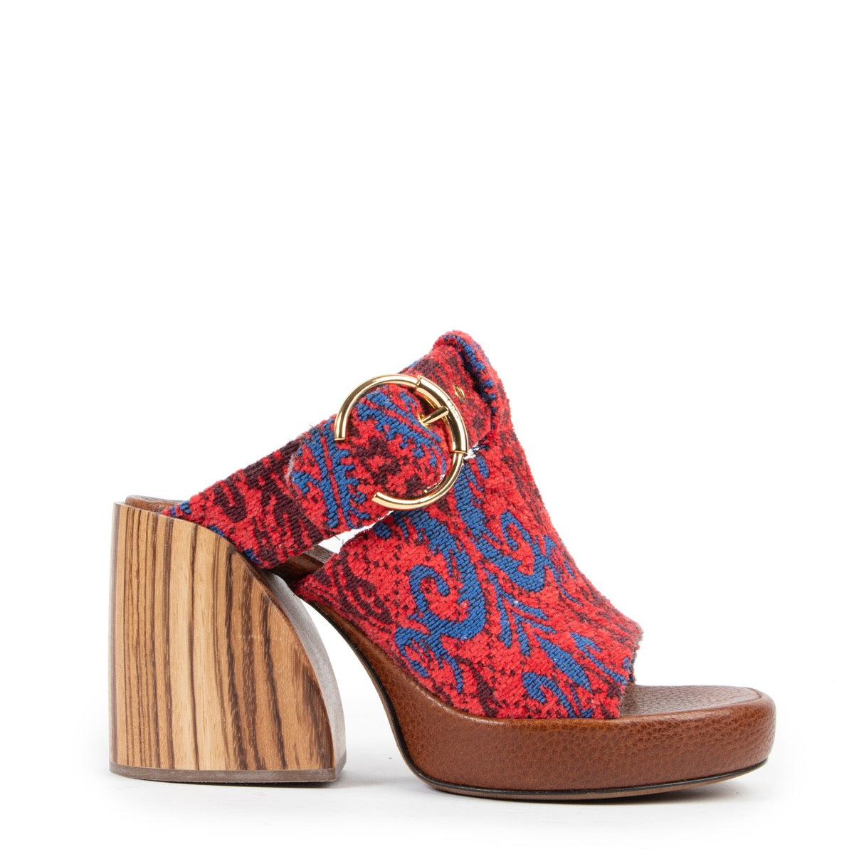 Shop safe online 100% authentic second hand Chloé Multicolor Mules Sandals - Size 37,5 online or in store at Labellov