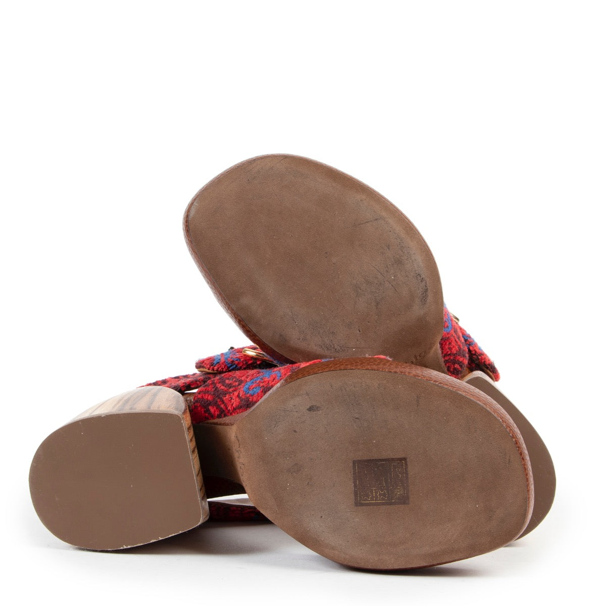 Shop safe online 100% authentic second hand Chloé Multicolor Mules Sandals - Size 37,5 online or in store at Labellov