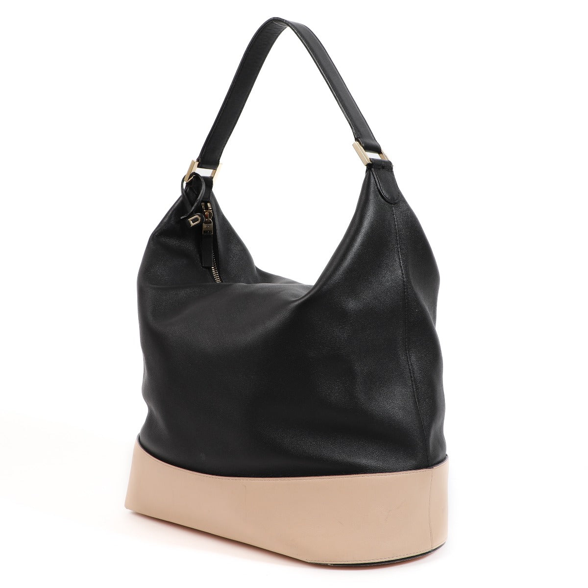 Delvaux Every D Hobo Allure Bicolore Black/Nude