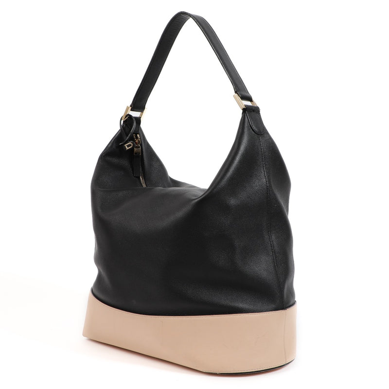 Delvaux Every D Hobo Allure Bicolore Black/Nude