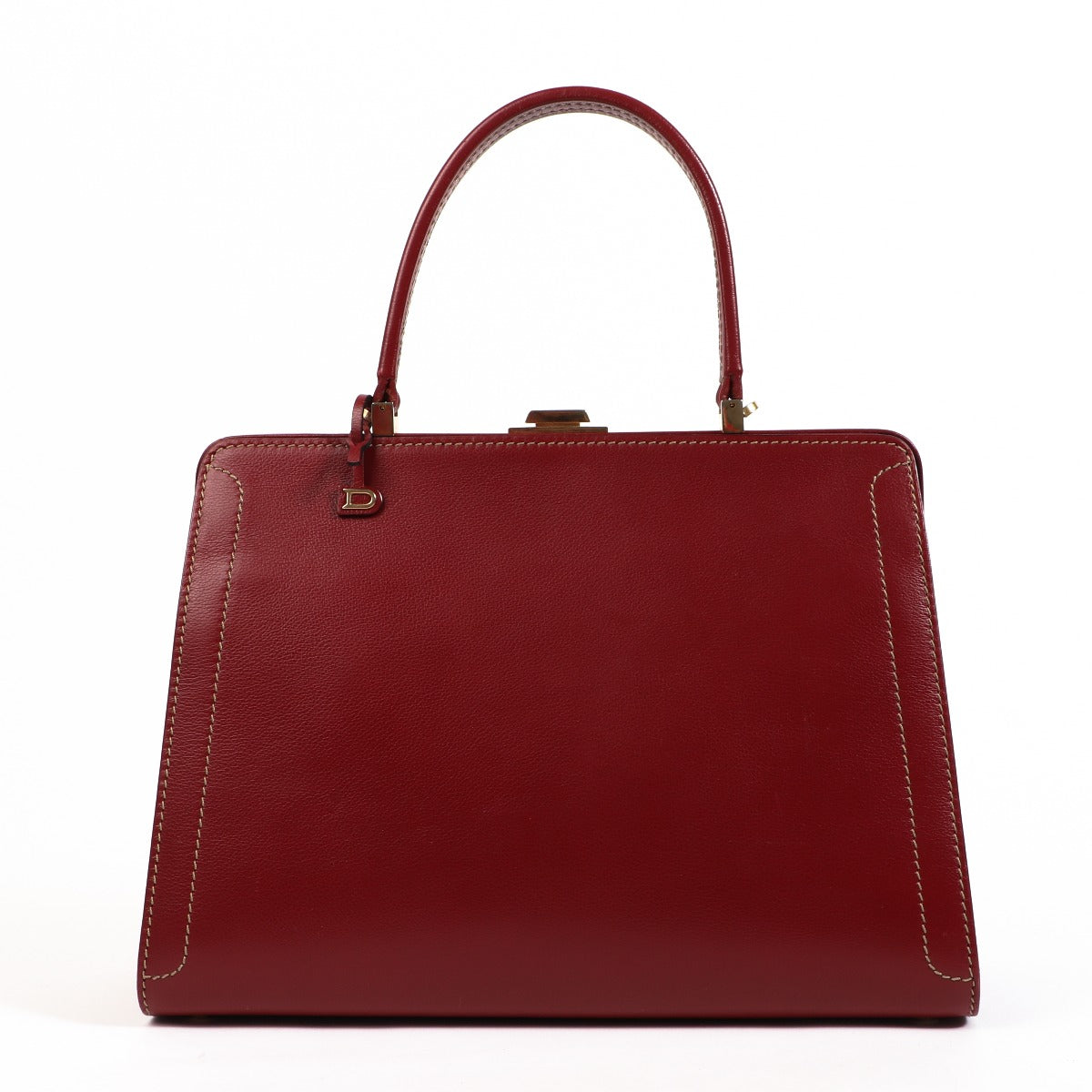 Delvaux Classico GM Red Jumping Handbag