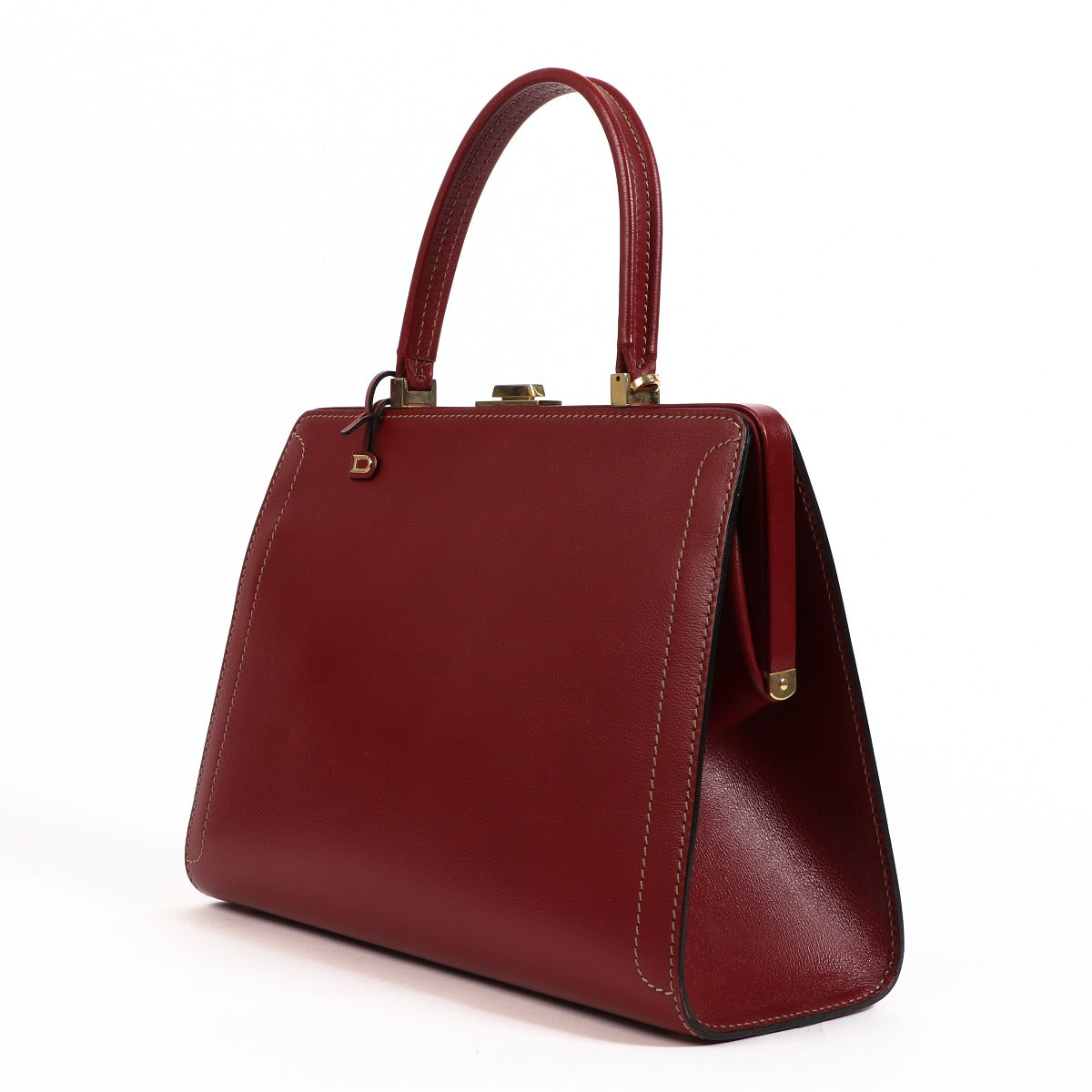 Delvaux Classico GM Red Jumping Handbag