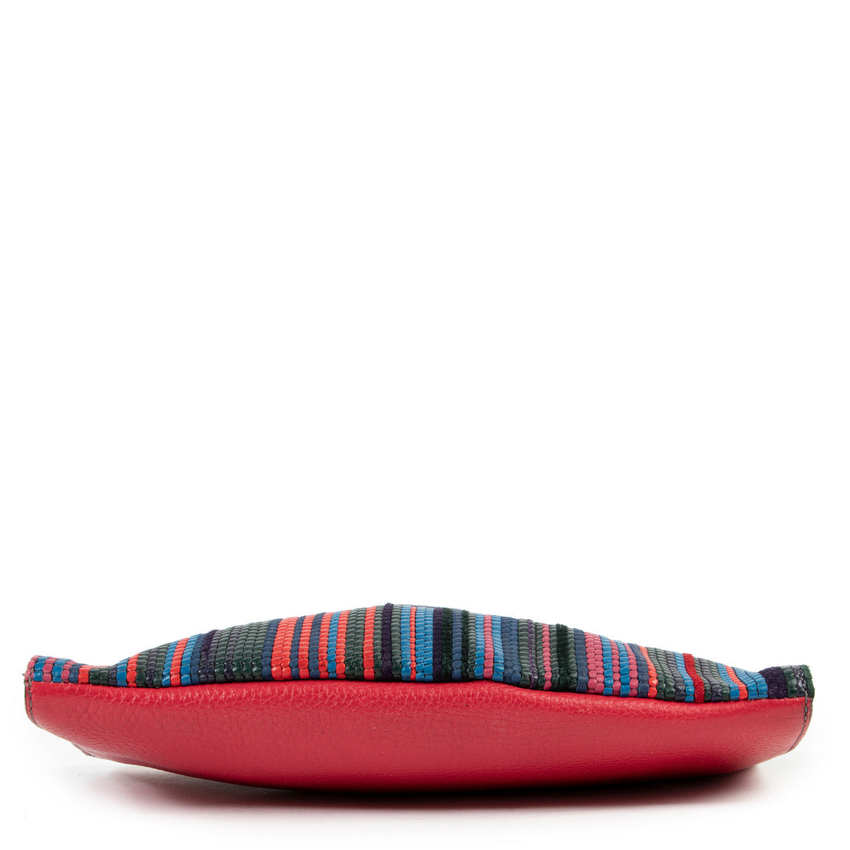 Delvaux Clutch Multicolour Toile De Cuir