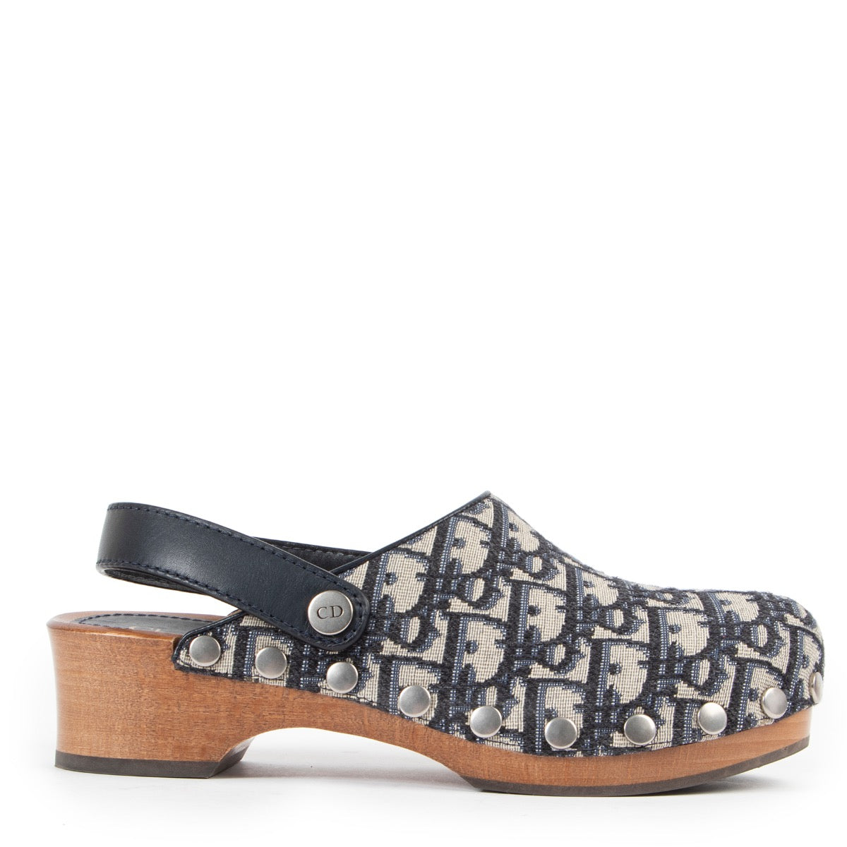Christian Dior Diorquake Sabot Canvas Obique Deep Blue online or step by in store at Labellov Antwerp