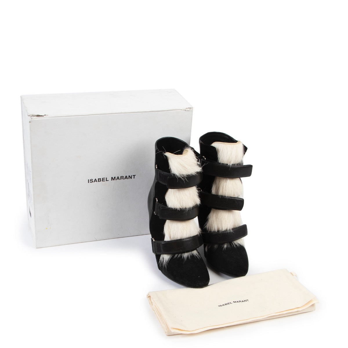 Shop safe online at Labellov in Antwerp these 100% authentic second hand Isabel Marant Black Over Goat Boots - Size 39