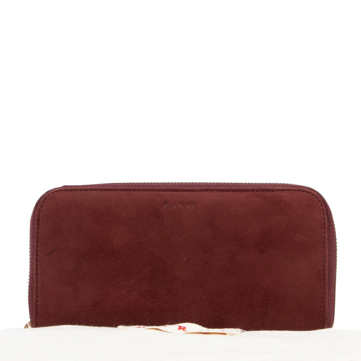 Buy this Marni Burgundy Wallet online or in store at Labellov for a reasonable price.