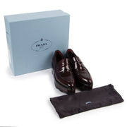Shop safe online at Labellov in Antwerp this 100% authentic second hand Prada Purple Platform Brogues - Size 39,5