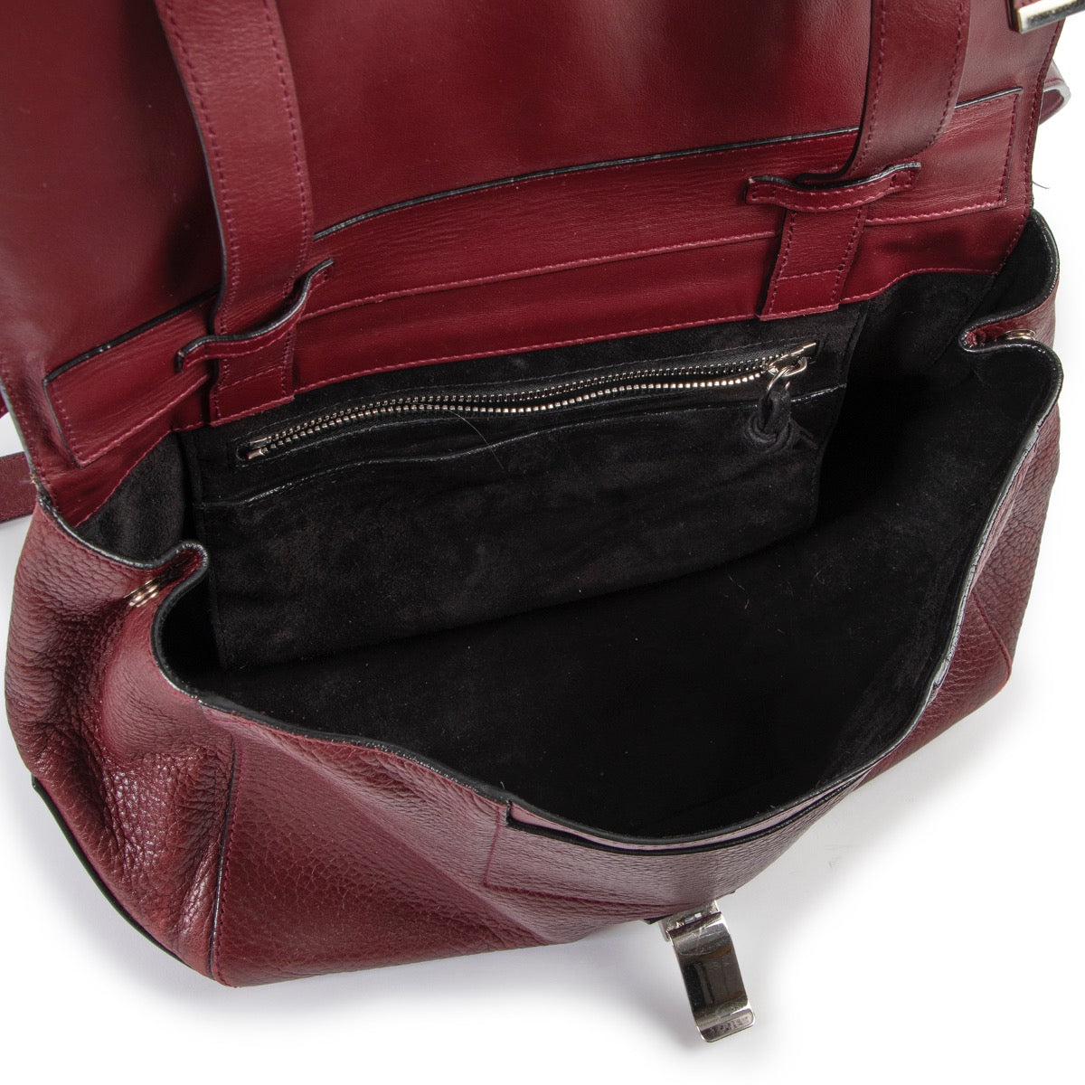 Shop safe online at Labellov in Antwerp this 100% authentic second hand Proenza Schouler Burgundy Crossbody Bag
