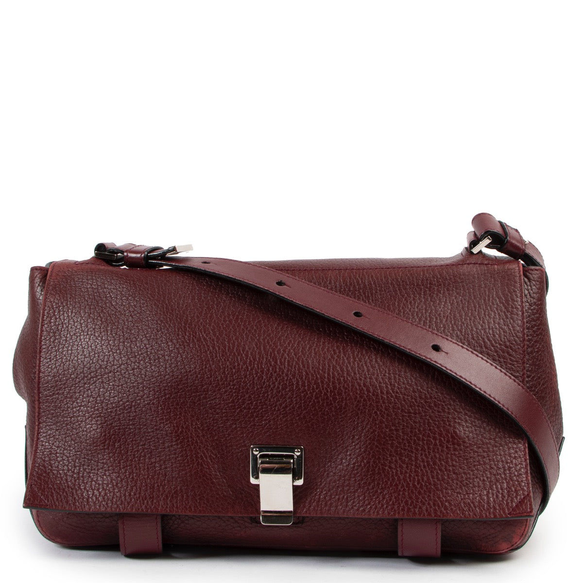 Shop safe online at Labellov in Antwerp this 100% authentic second hand Proenza Schouler Burgundy Crossbody Bag