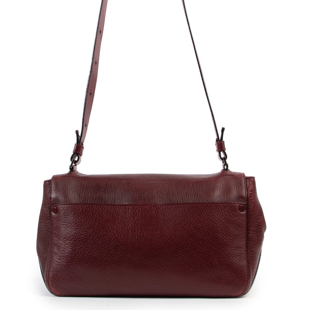 Shop safe online at Labellov in Antwerp this 100% authentic second hand Proenza Schouler Burgundy Crossbody Bag
