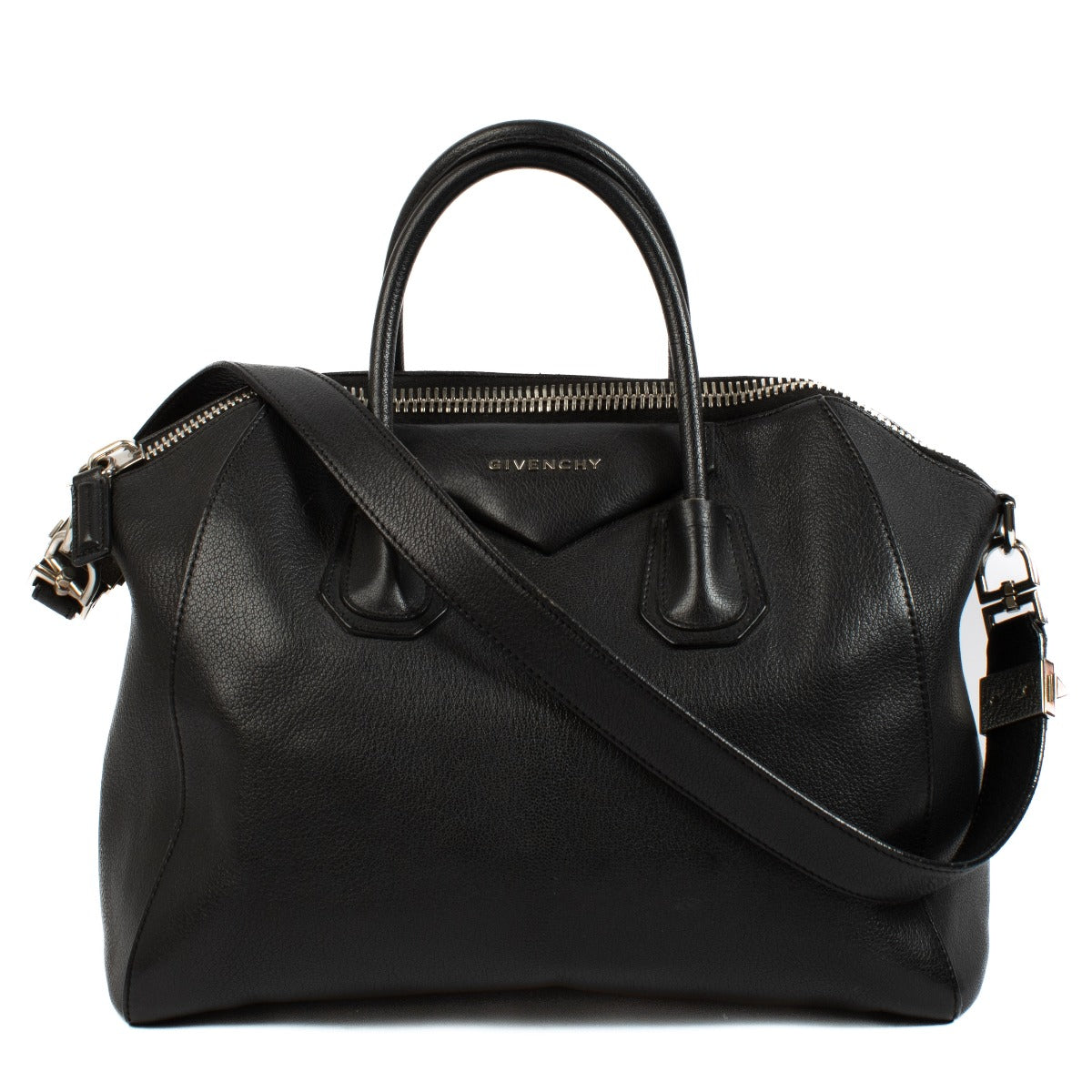 shop 100% authentic second hand Givenchy Black Medium Antigona Bag on Labellov.com