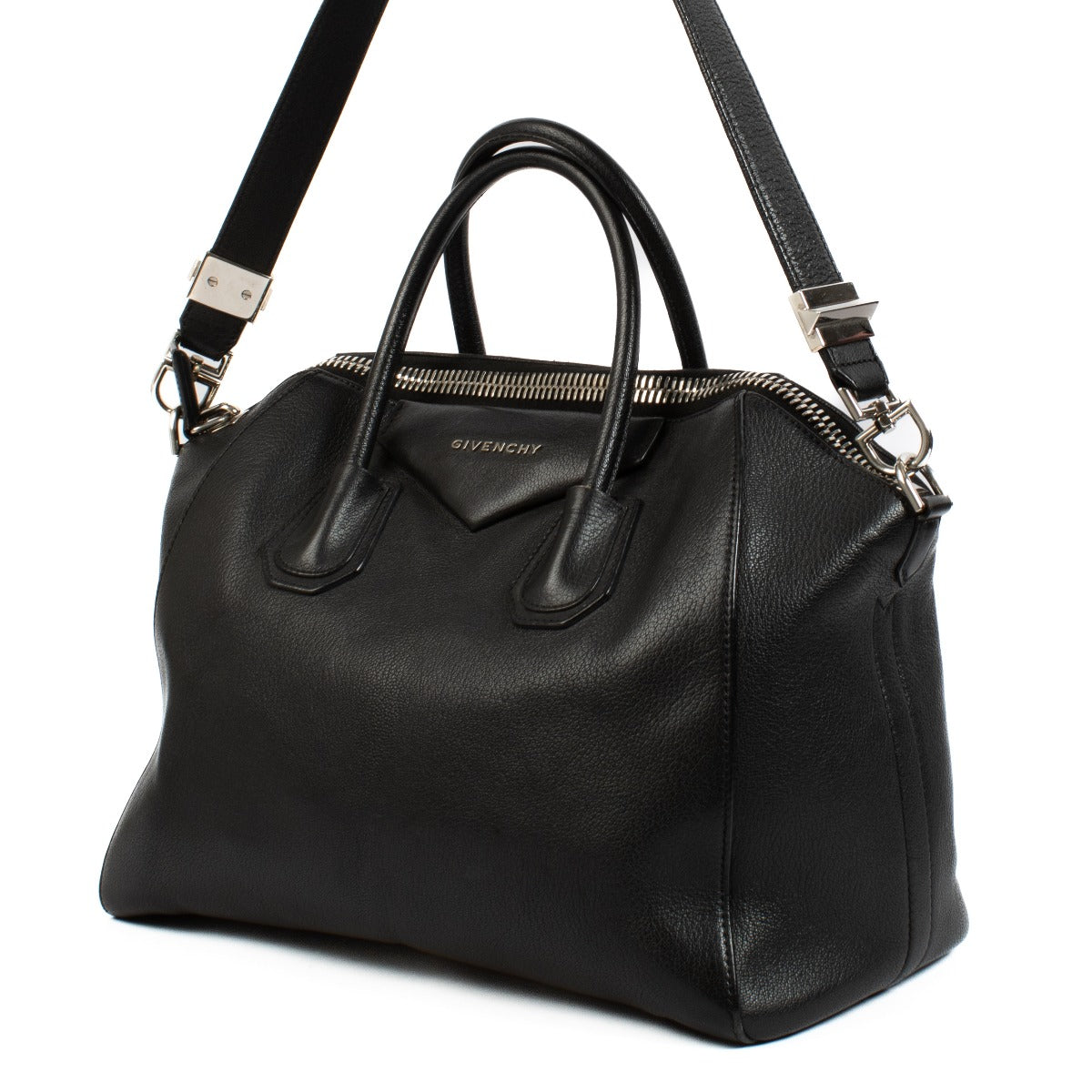 shop 100% authentic second hand Givenchy Black Medium Antigona Bag on Labellov.com