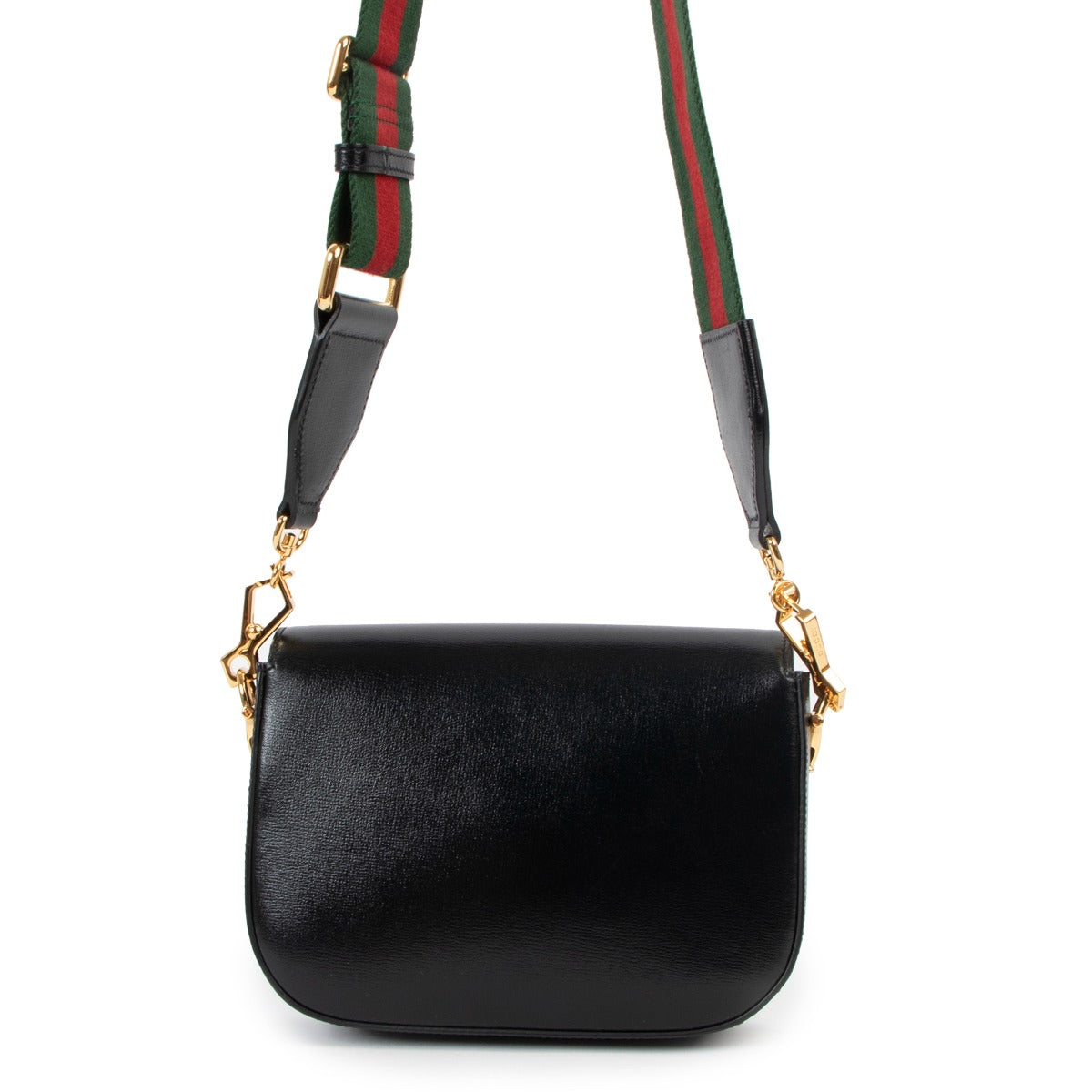 Authentic second hand Gucci Black Horsebit 1955 Mini Shoulder Bag at Labellov