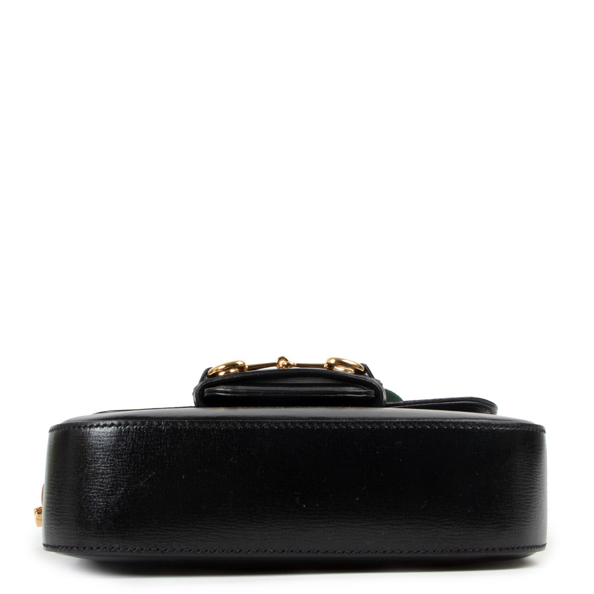 Authentic second hand Gucci Black Horsebit 1955 Mini Shoulder Bag at Labellov