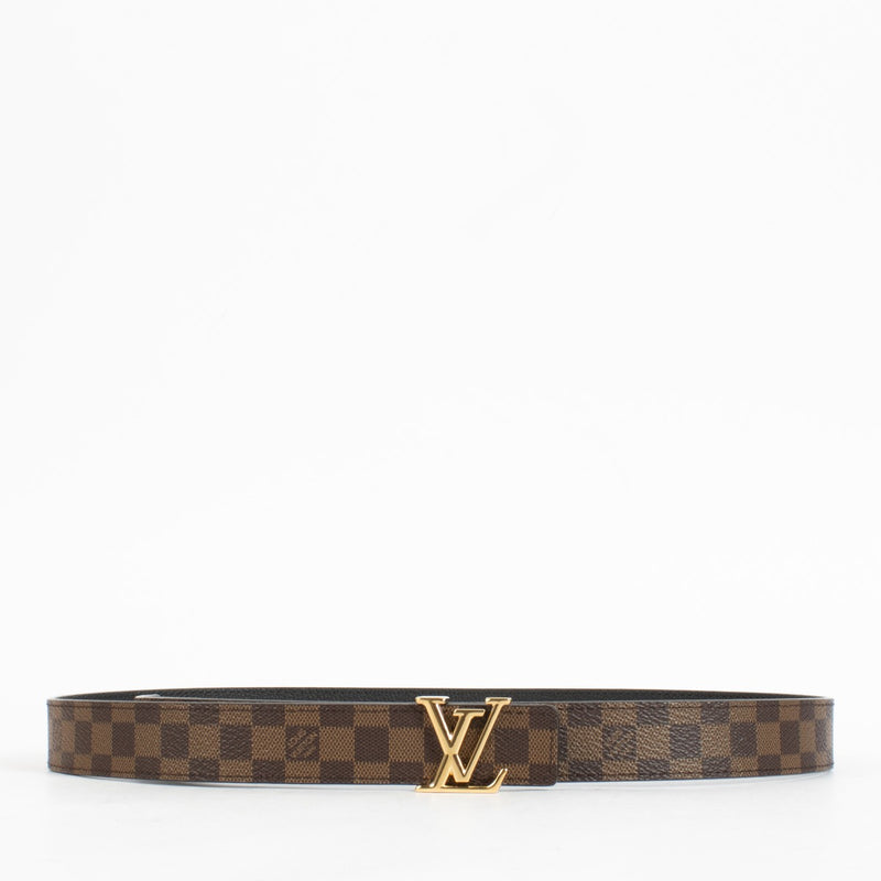 shop 100% authentic second hand Louis Vuitton Damier Ebene LV Iconic 25 Belt - Size 80 on Labellov.com