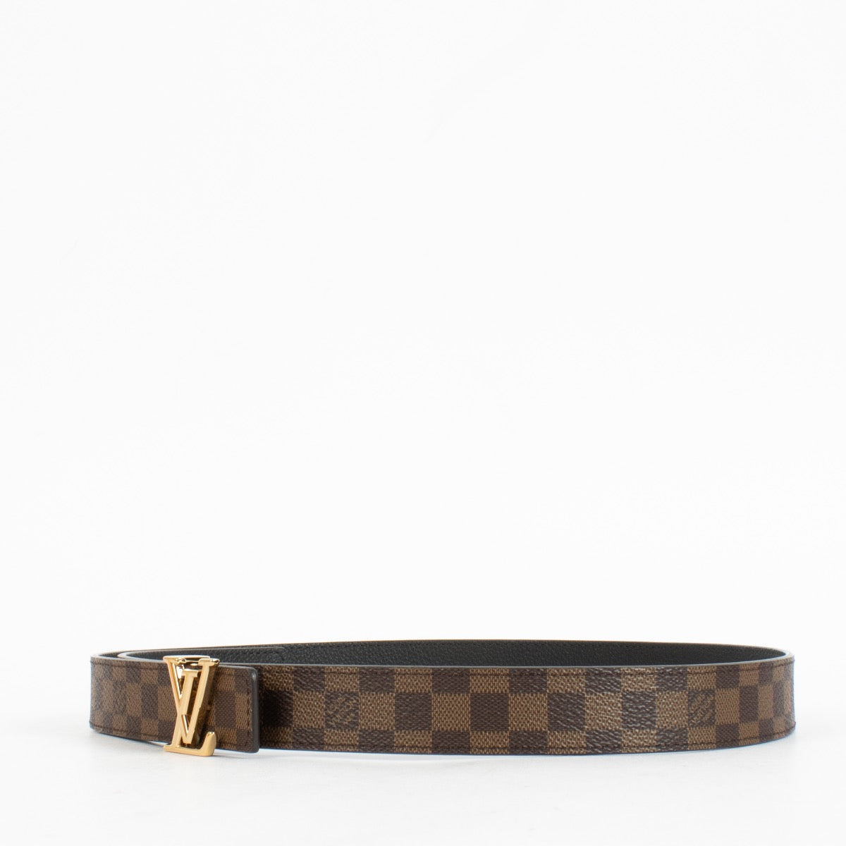 shop 100% authentic second hand Louis Vuitton Damier Ebene LV Iconic 25 Belt - Size 80 on Labellov.com