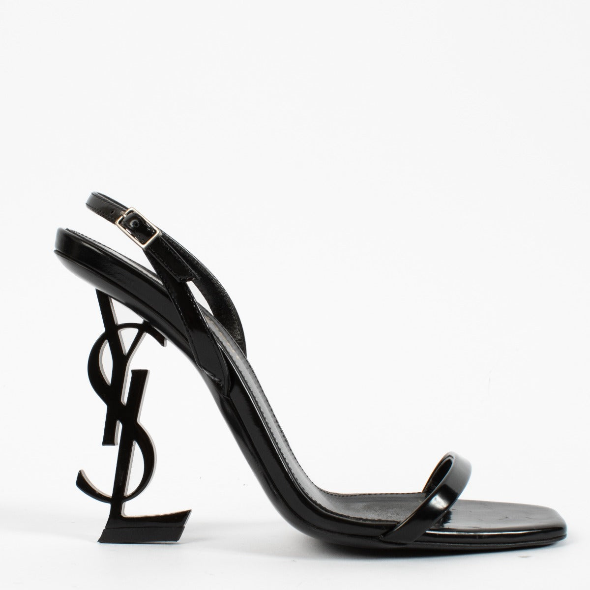 shop 100% authentic second hand Saint Laurent Black Opyum Sandals - Size 36 on Labellov.com
