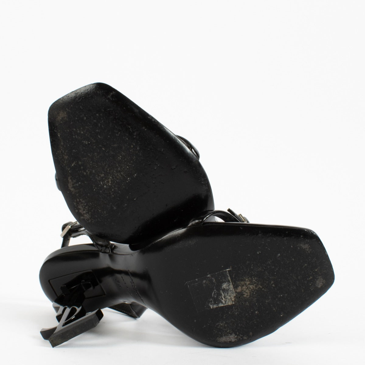 shop 100% authentic second hand Saint Laurent Black Opyum Sandals - Size 36 on Labellov.com