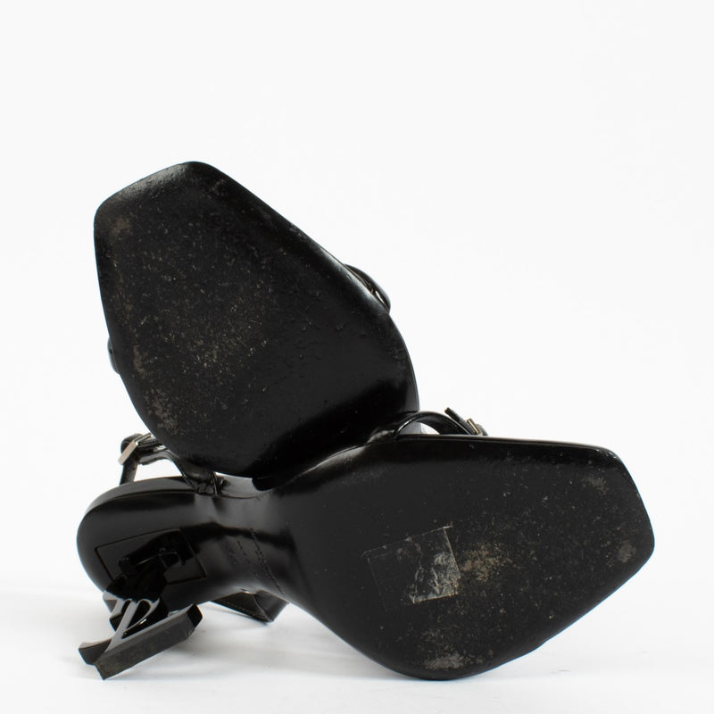 shop 100% authentic second hand Saint Laurent Black Opyum Sandals - Size 36 on Labellov.com