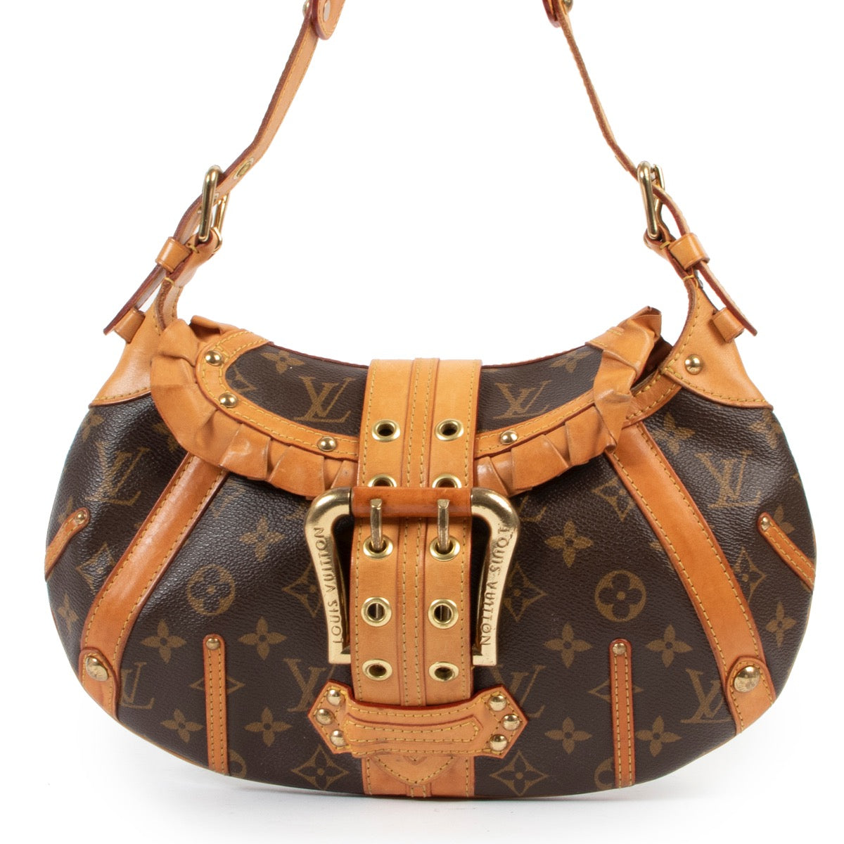 Buy and sell your designer items such as this Louis Vuitton Leonor Monogram Shoulder bag available online or in store at Labellov in Antwerp.