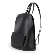 Original No Fake Louis Vuitton Black Epi Leather Gobelins Backpack on Labellov Luxury Vintage site for 2nd hand goods in good condition