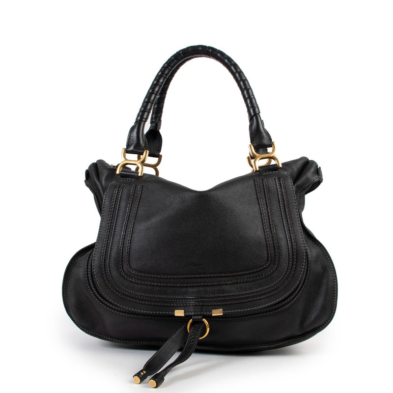 Chloé Black Marcie Large Handbag