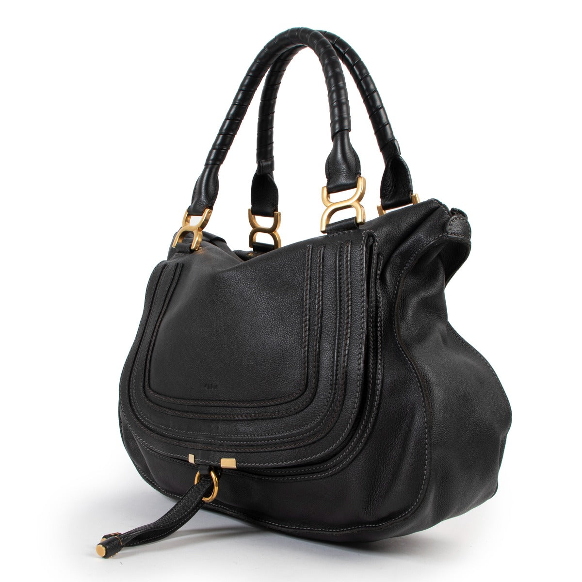 Chloé Black Marcie Large Handbag