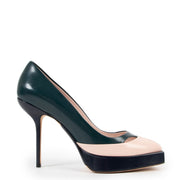 Christian Dior Tri-colour Square Sole Platform Pumps - Size 41