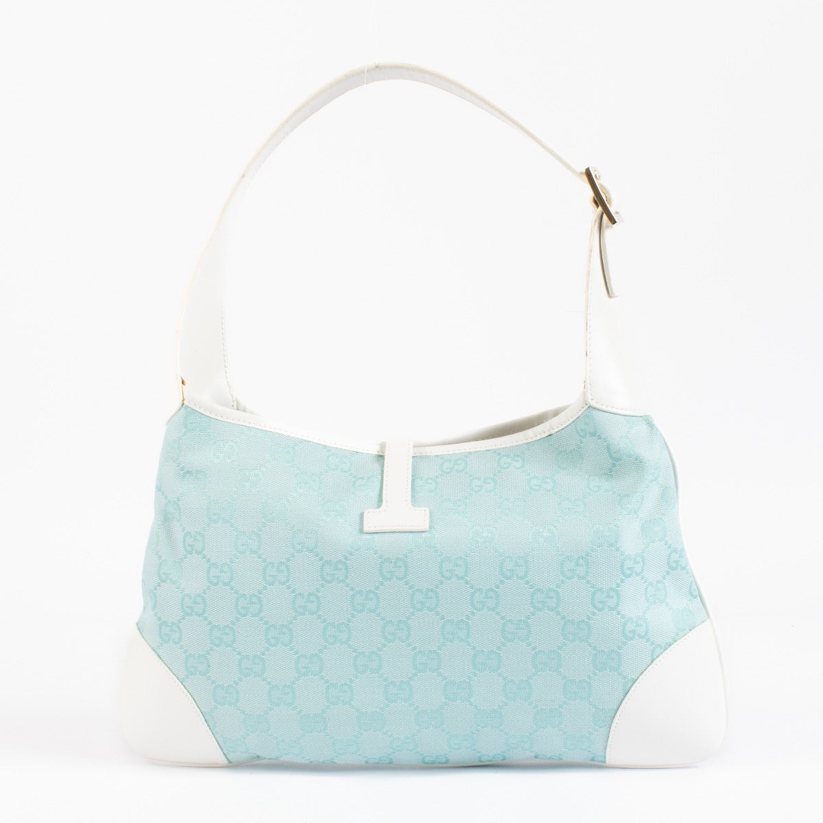 Shop 100% authentic second hand Gucci Blue GG Canvas Small Jackie Bag on Labellov.com